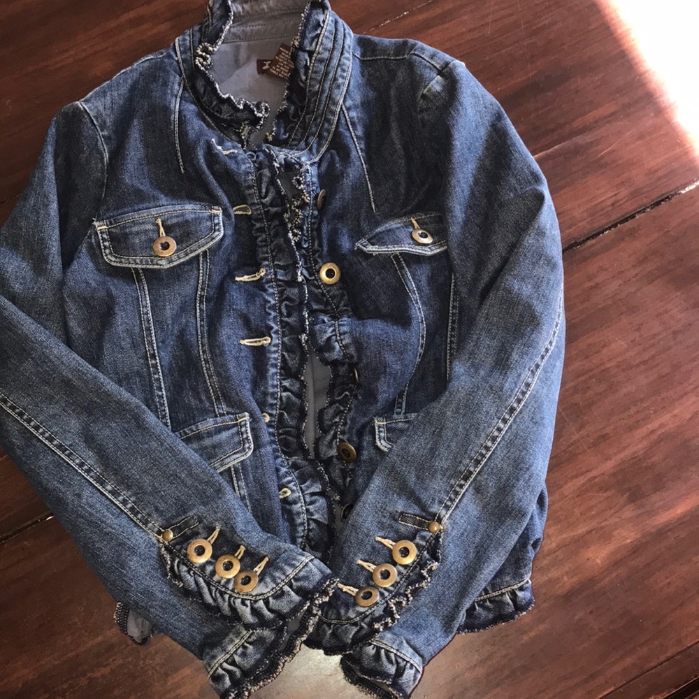Anthropologie Louie brand jean jacket